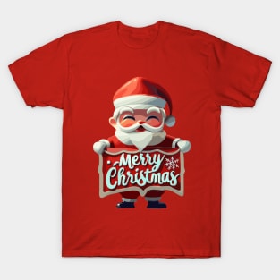 Merry christmas Santa claus design T-Shirt